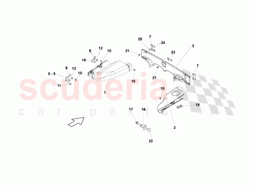 Part Diagram for Lamborghini 400103145A