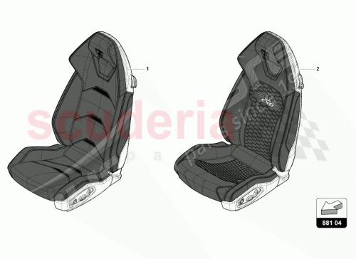 Part Diagram for Lamborghini 4T7881011AG