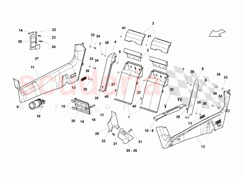 Part Diagram for Lamborghini 470864994