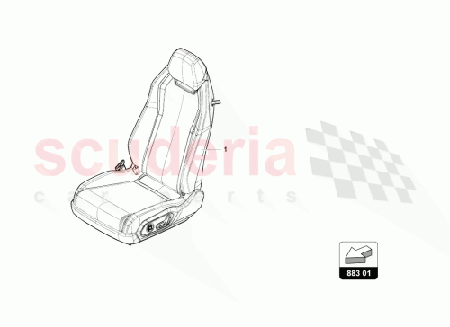 Part Diagram for Lamborghini 4ML885003
