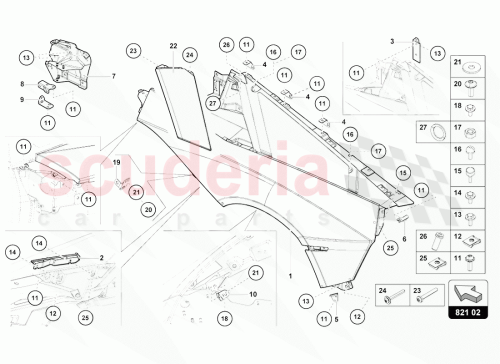 Part Diagram for Lamborghini N90434905