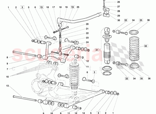 Part Diagram for Lamborghini 005230211