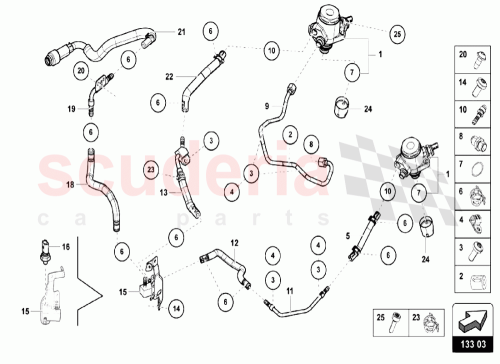 Part Diagram for Lamborghini 07L127501BQ