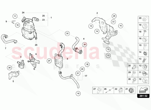 Part Diagram for Lamborghini 4M0265055D
