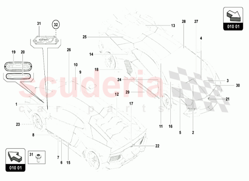 Part Diagram for Lamborghini 470010539