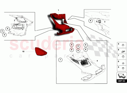 Part Diagram for Lamborghini 470857566