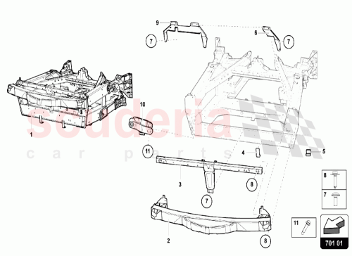 Part Diagram for Lamborghini 470805313D