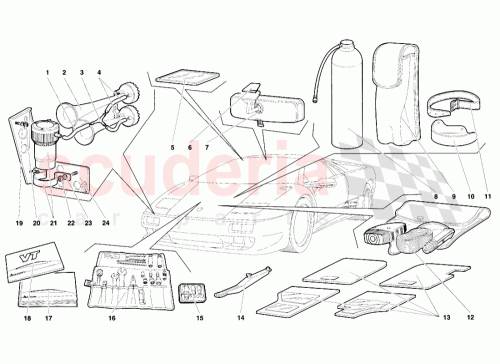 Part Diagram for Lamborghini 004831304