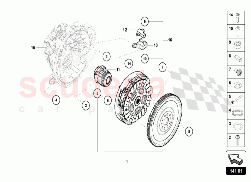 Part Diagram for Lamborghini WHT000938A