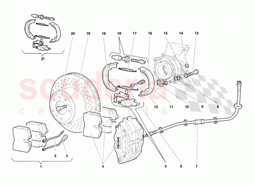 Part Diagram for Lamborghini 003236089