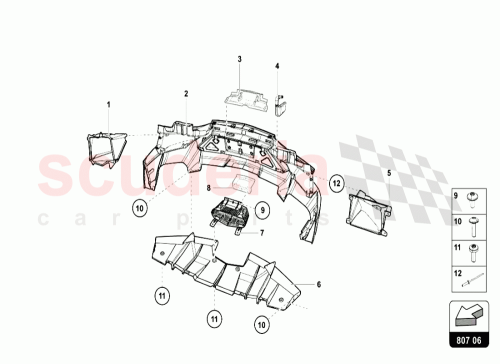 Part Diagram for Lamborghini 470825259D