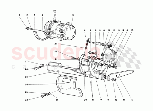 Part Diagram for Lamborghini 008401017