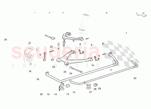 Part Diagram for Lamborghini 400411031H