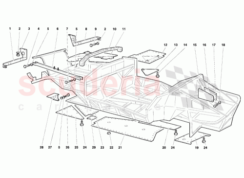 Part Diagram for Lamborghini 004135407