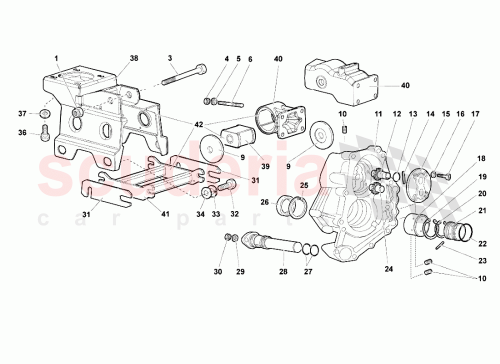 Part Diagram for Lamborghini 008200806