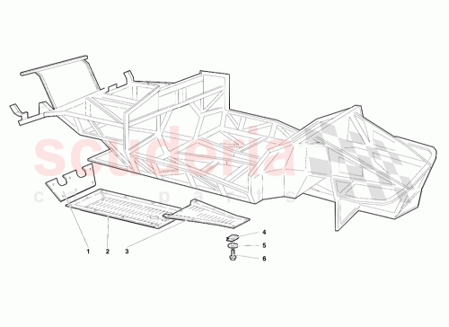 Part Diagram for Lamborghini 004132254