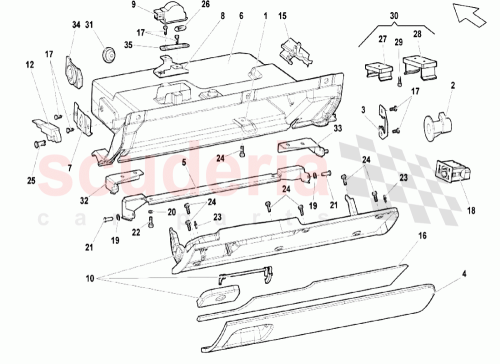 Part Diagram for Lamborghini 402858413K