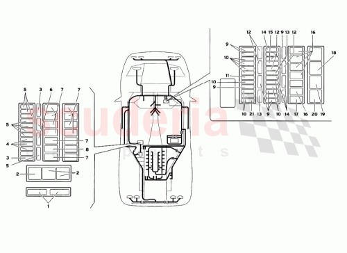 Part Diagram for Lamborghini 006137306