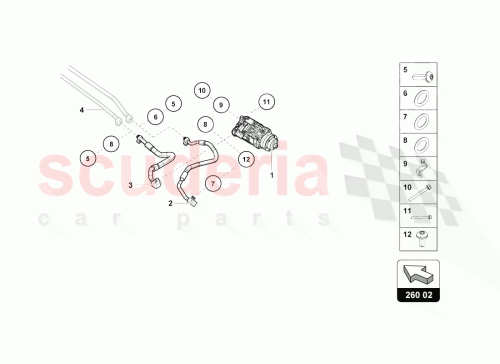 Part Diagram for Lamborghini 4S0816721E