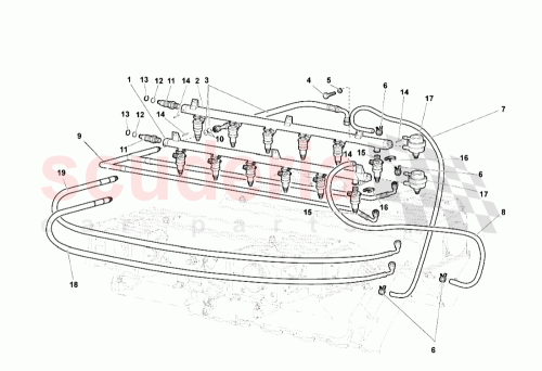 Part Diagram for Lamborghini 008700644