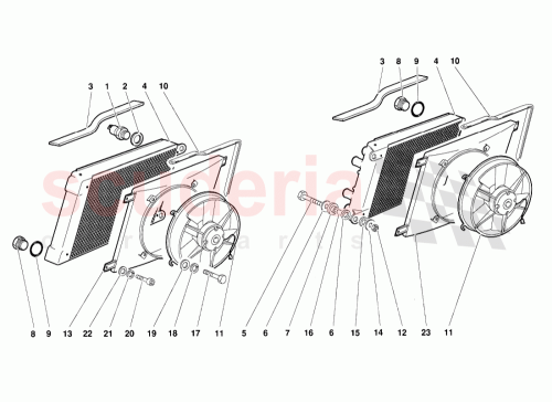 Part Diagram for Lamborghini 001731452