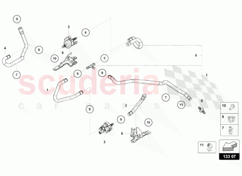 Part Diagram for Lamborghini 06H906517AH