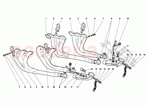 Part Diagram for Lamborghini 0044007622