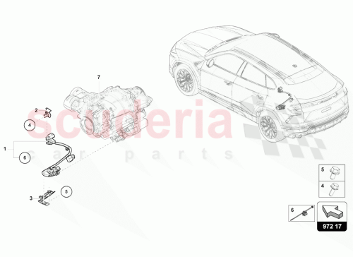 Part Diagram for Lamborghini 4N0971502C