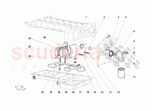 Part Diagram for Lamborghini N10510301