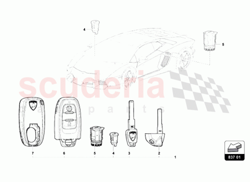 Part Diagram for Lamborghini 470837216INF