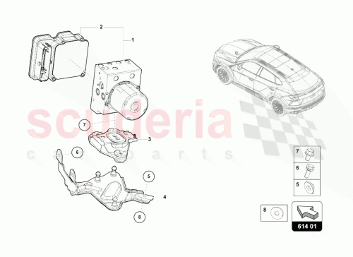 Part Diagram for Lamborghini N01166620