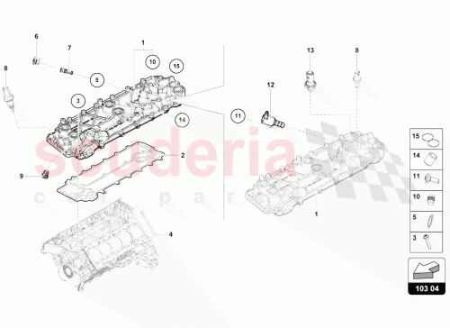 Part Diagram for Lamborghini 079103208