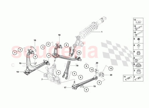 Part Diagram for Lamborghini 470505311D