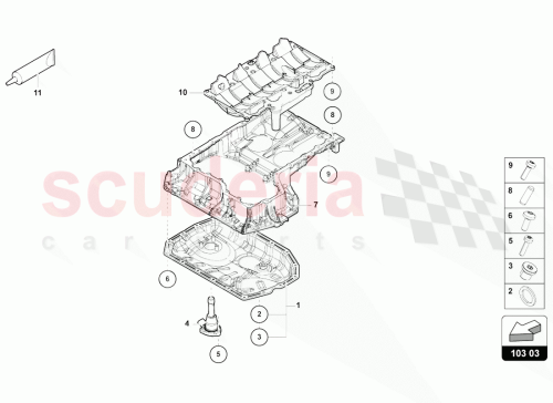 Part Diagram for Lamborghini D176501A1