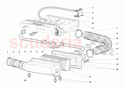 Part Diagram for Lamborghini 001330524