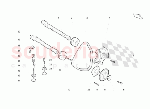 Part Diagram for Lamborghini 07L109084