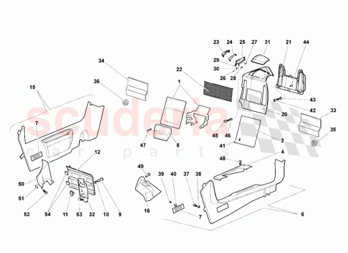 Part Diagram for Lamborghini 417867477C