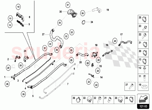 Part Diagram for Lamborghini N90926501