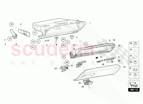 Part Diagram for Lamborghini 471857036C
