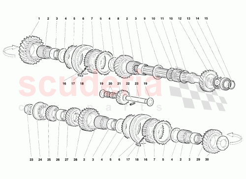 Part Diagram for Lamborghini 002431824