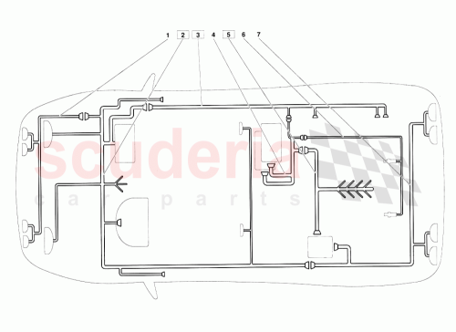 Part Diagram for Lamborghini 006131375