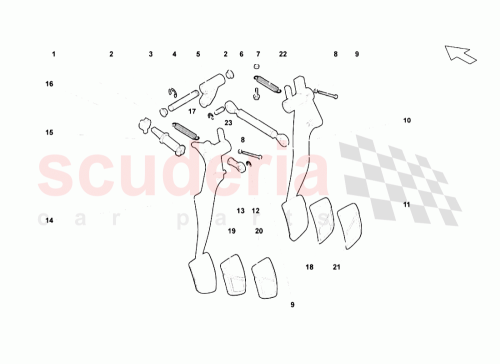 Part Diagram for Lamborghini N0124361