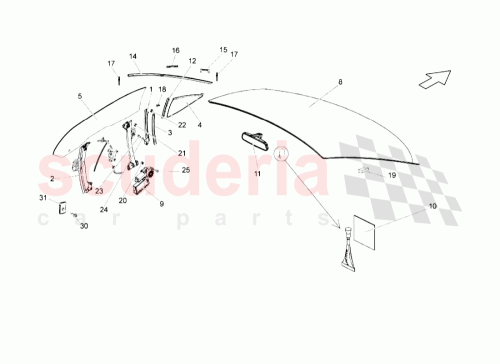 Part Diagram for Lamborghini 407853703B