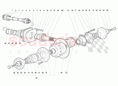 Part Diagram for Lamborghini 002324935