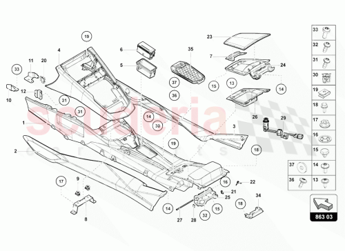 Part Diagram for Lamborghini 470863668Q