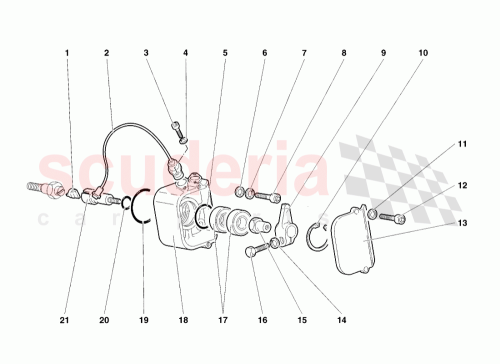 Part Diagram for Lamborghini 001632292