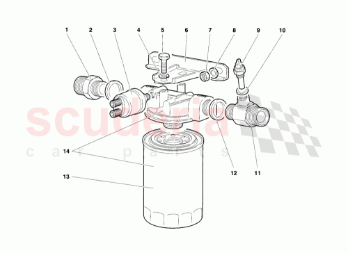 Part Diagram for Lamborghini 001534860