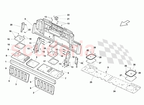 Part Diagram for Lamborghini 407827876