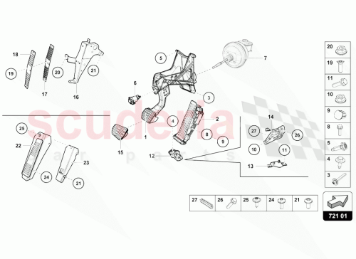 Part Diagram for Lamborghini 4T1861495A