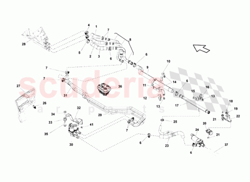 Part Diagram for Lamborghini N90996001